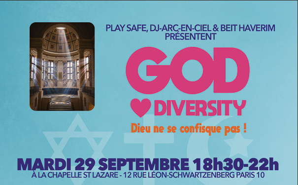 🌈 GOD LOVES DIVERSITY — Dieu ne se confisque pas !